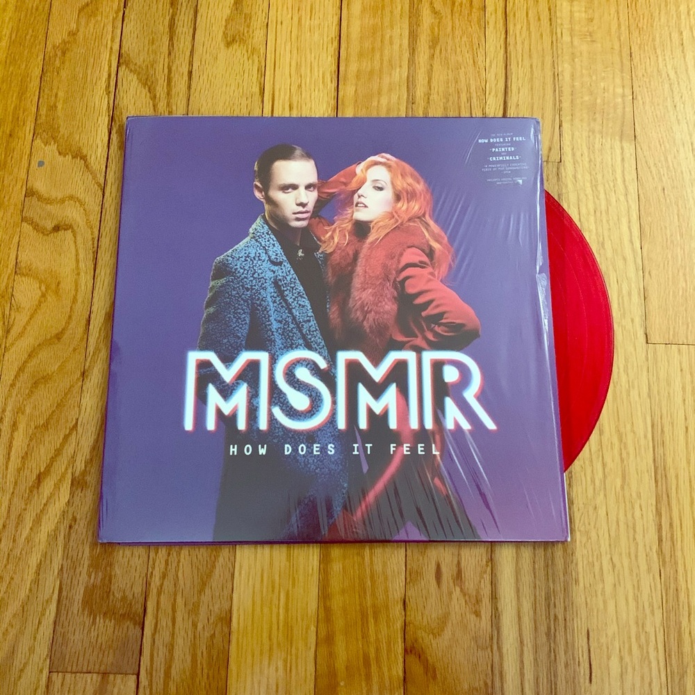 MSMR How Does It Feel Translucent Red Vinyl LP